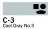 Copic Wide-Cool Gray No.3 C-3